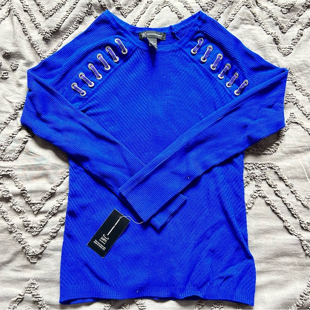 Royal blue sweater